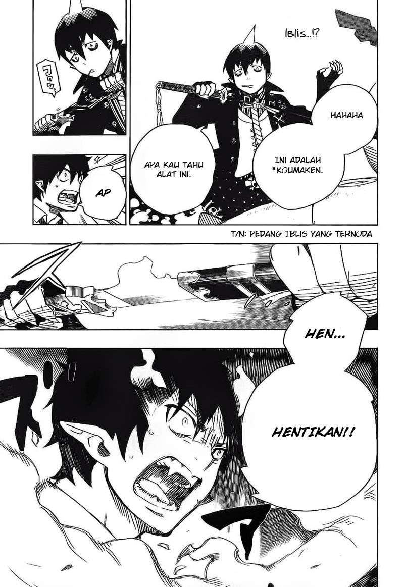 Ao no Exorcist Chapter 9 Gambar 19