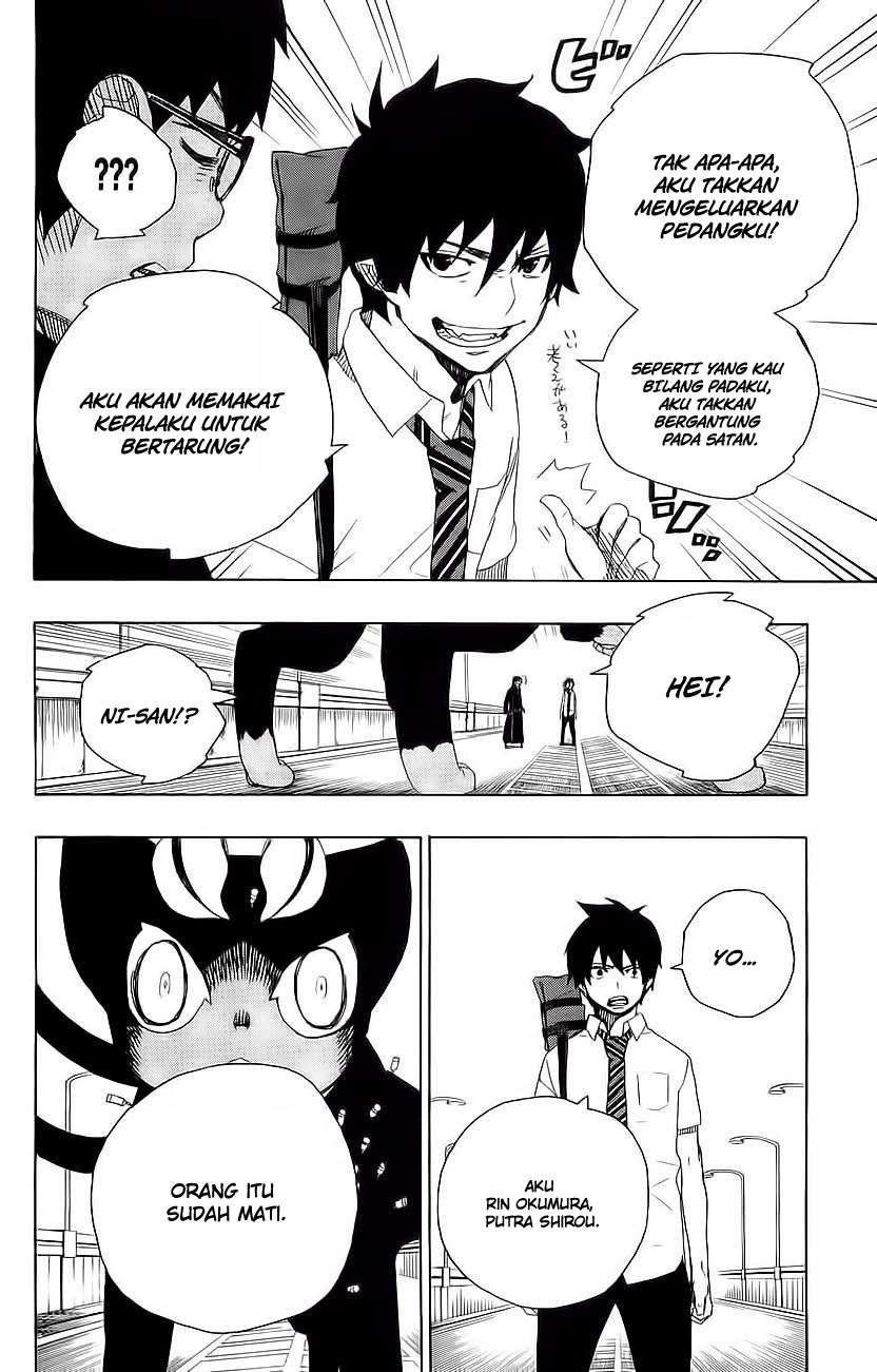 Ao no Exorcist Chapter 8 Gambar 35