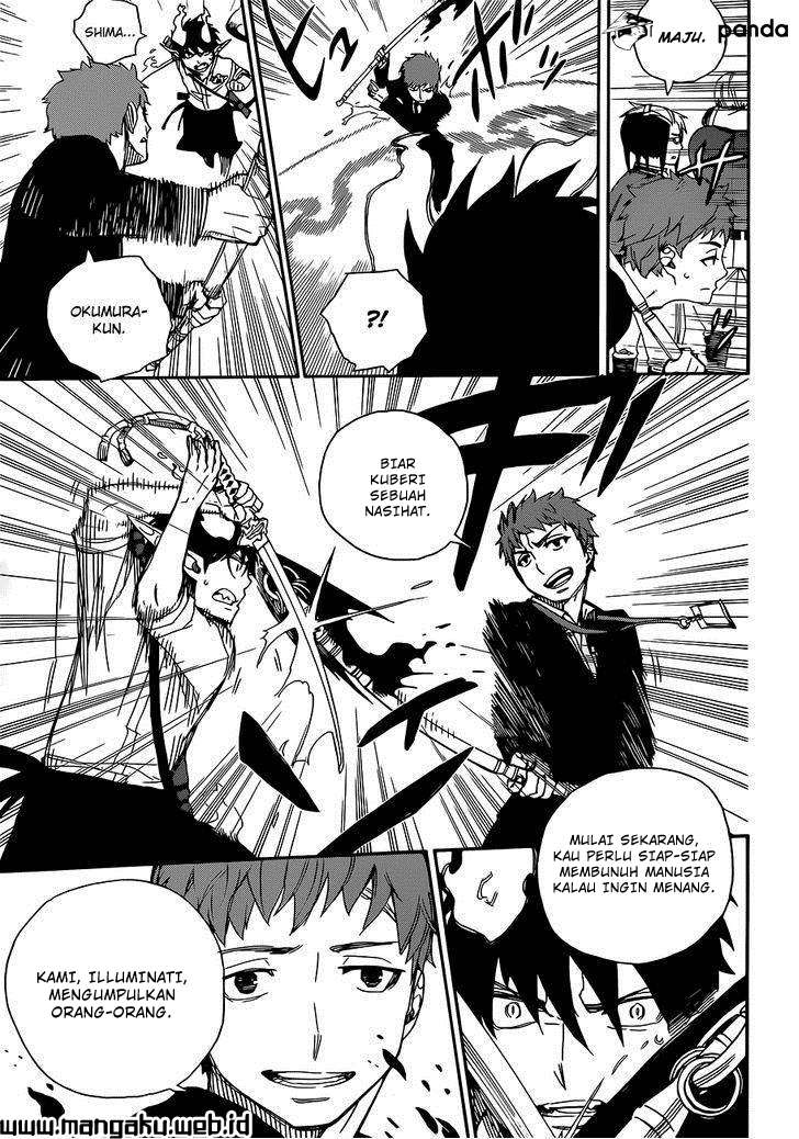 Ao no Exorcist Chapter 49.2 Gambar 9