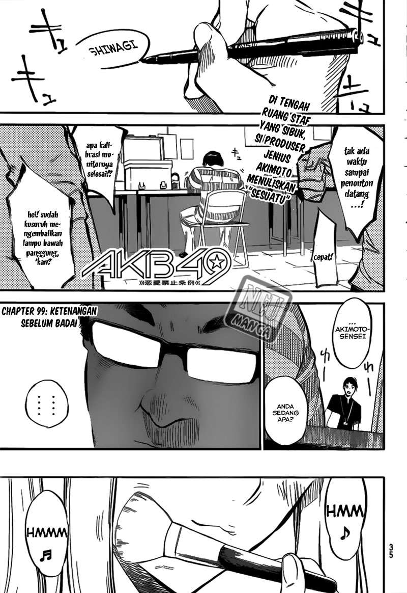 Manga AKB49 Chapter 99 gambar nomor 2