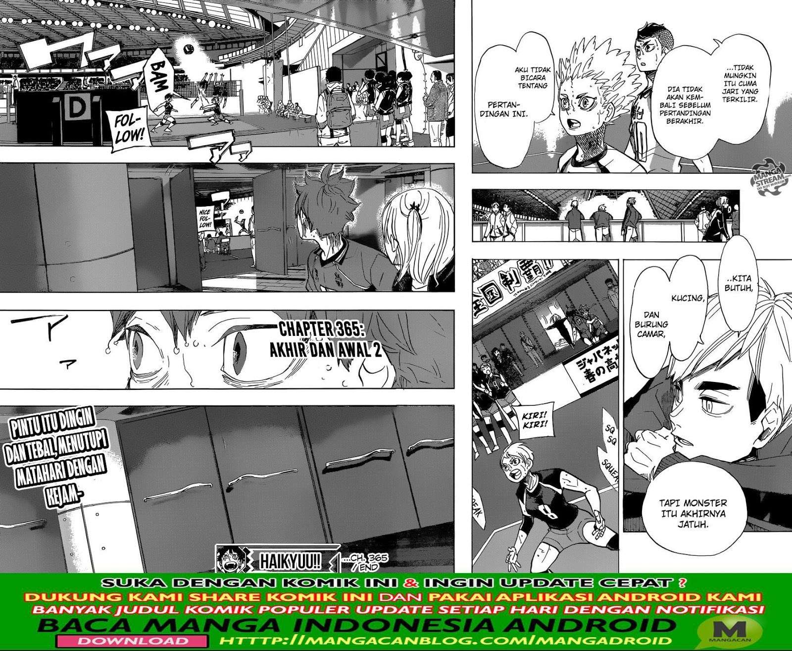 Haikyuu!! Chapter 365 Gambar 16