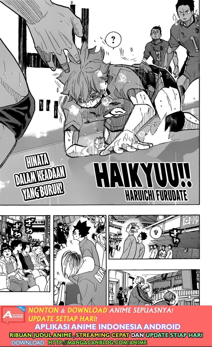 Komik Haikyuu!! Chapter 365 gambar nomor 1
