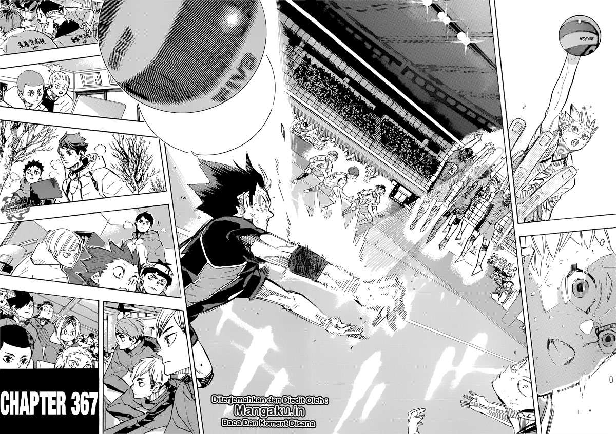 Haikyuu!! Chapter 367 Gambar 16
