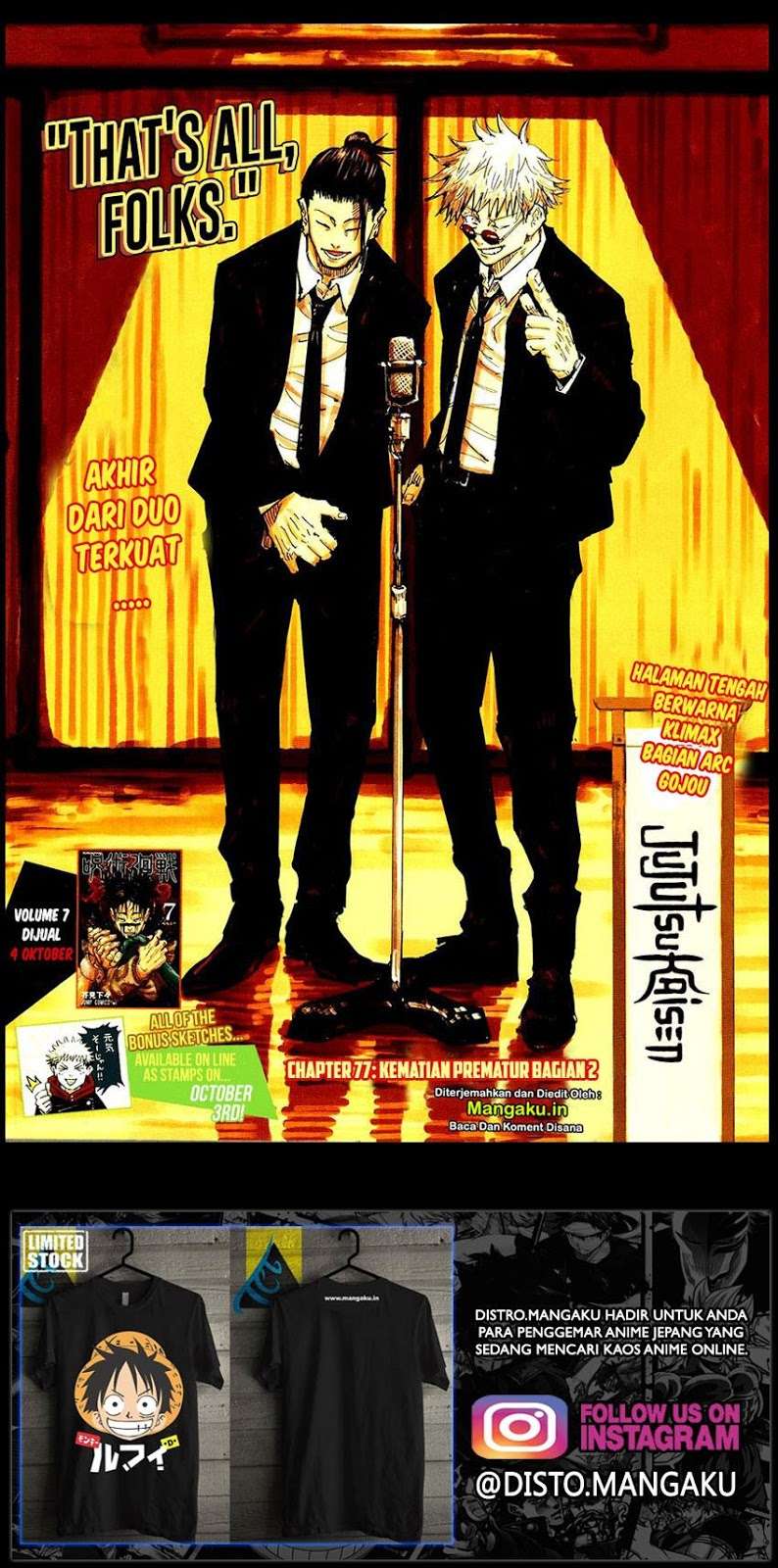 Manga Jujutsu Kaisen Chapter 77 gambar nomor 2