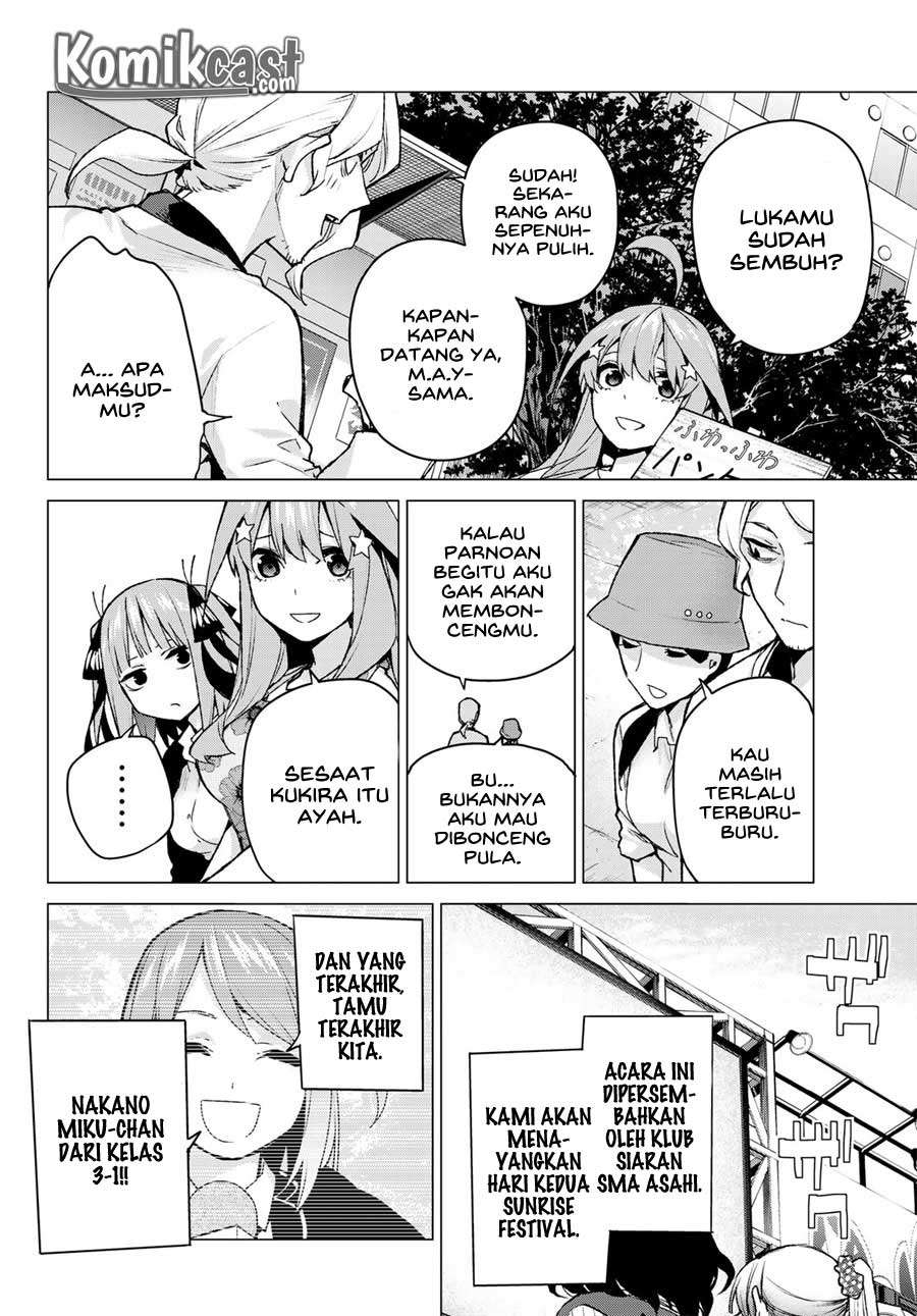 Go-toubun no Hanayome Chapter 103 Gambar 18