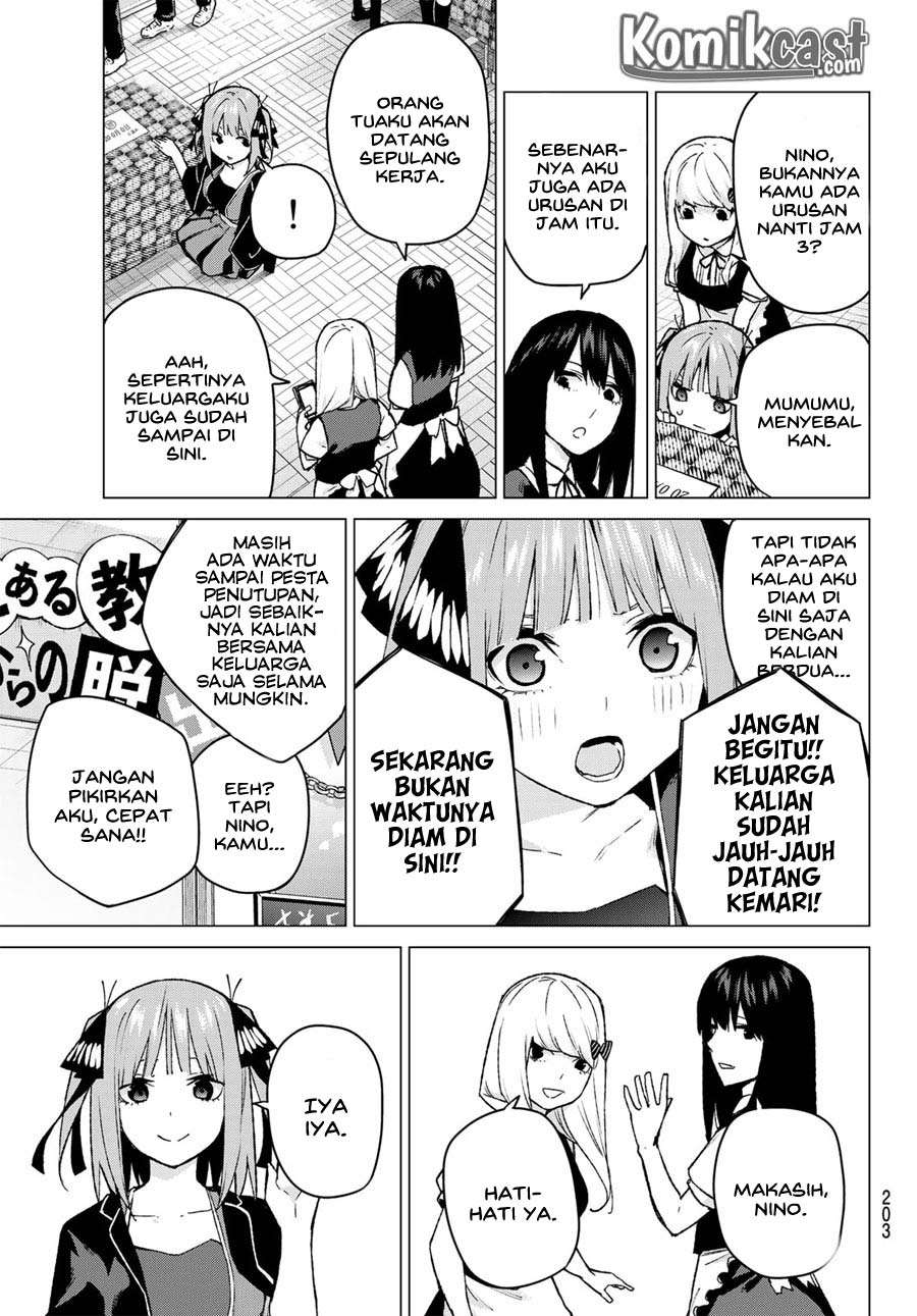 Go-toubun no Hanayome Chapter 103 Gambar 5