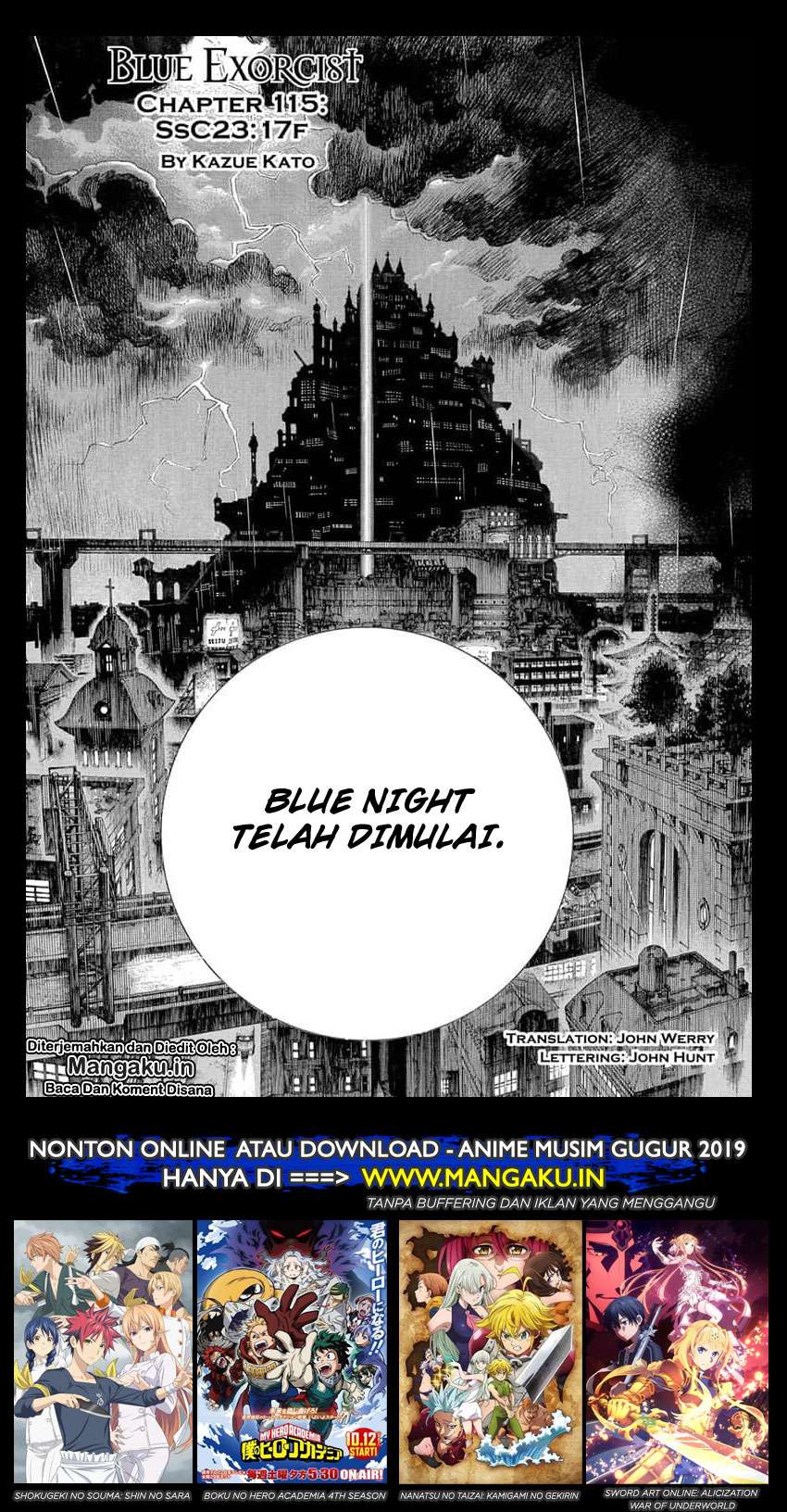 Manga Ao no Exorcist Chapter 115 gambar nomor 2