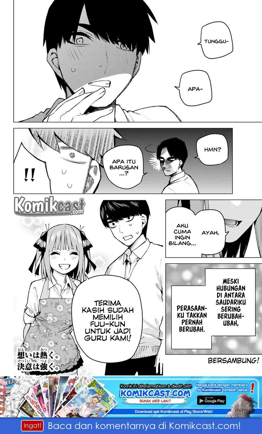 Go-toubun no Hanayome Chapter 104 Gambar 19