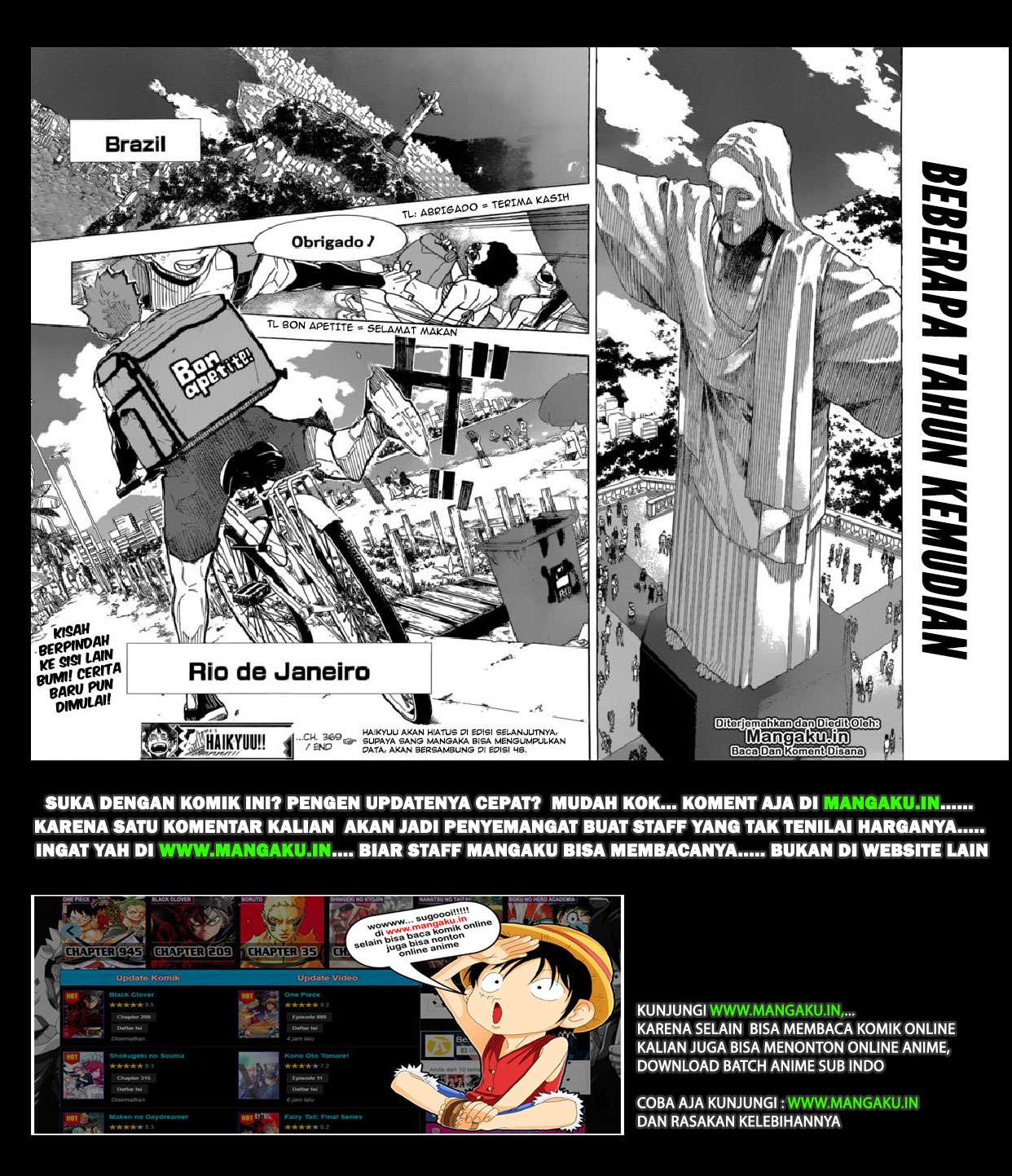 Haikyuu!! Chapter 369 Gambar 15