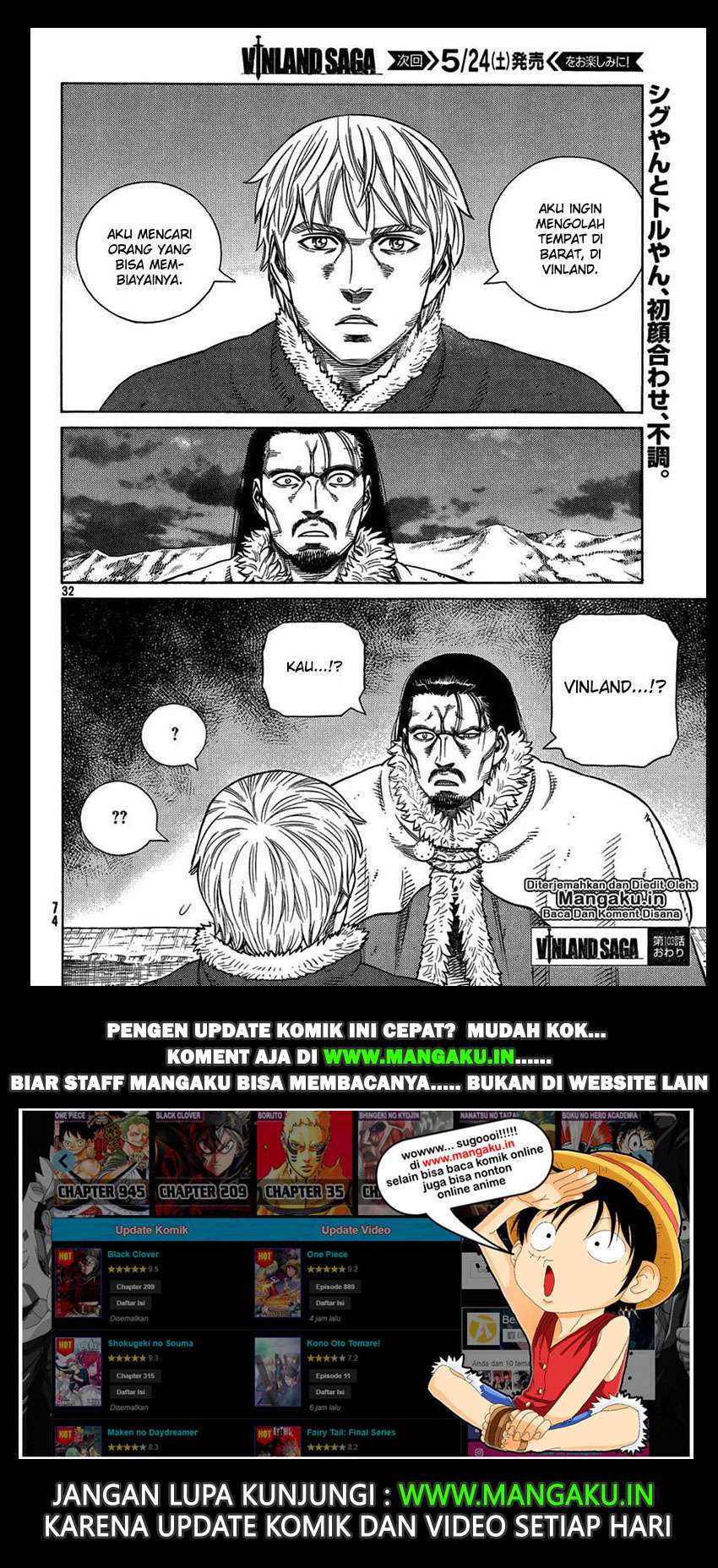 Vinland Saga Chapter 103 Gambar 33