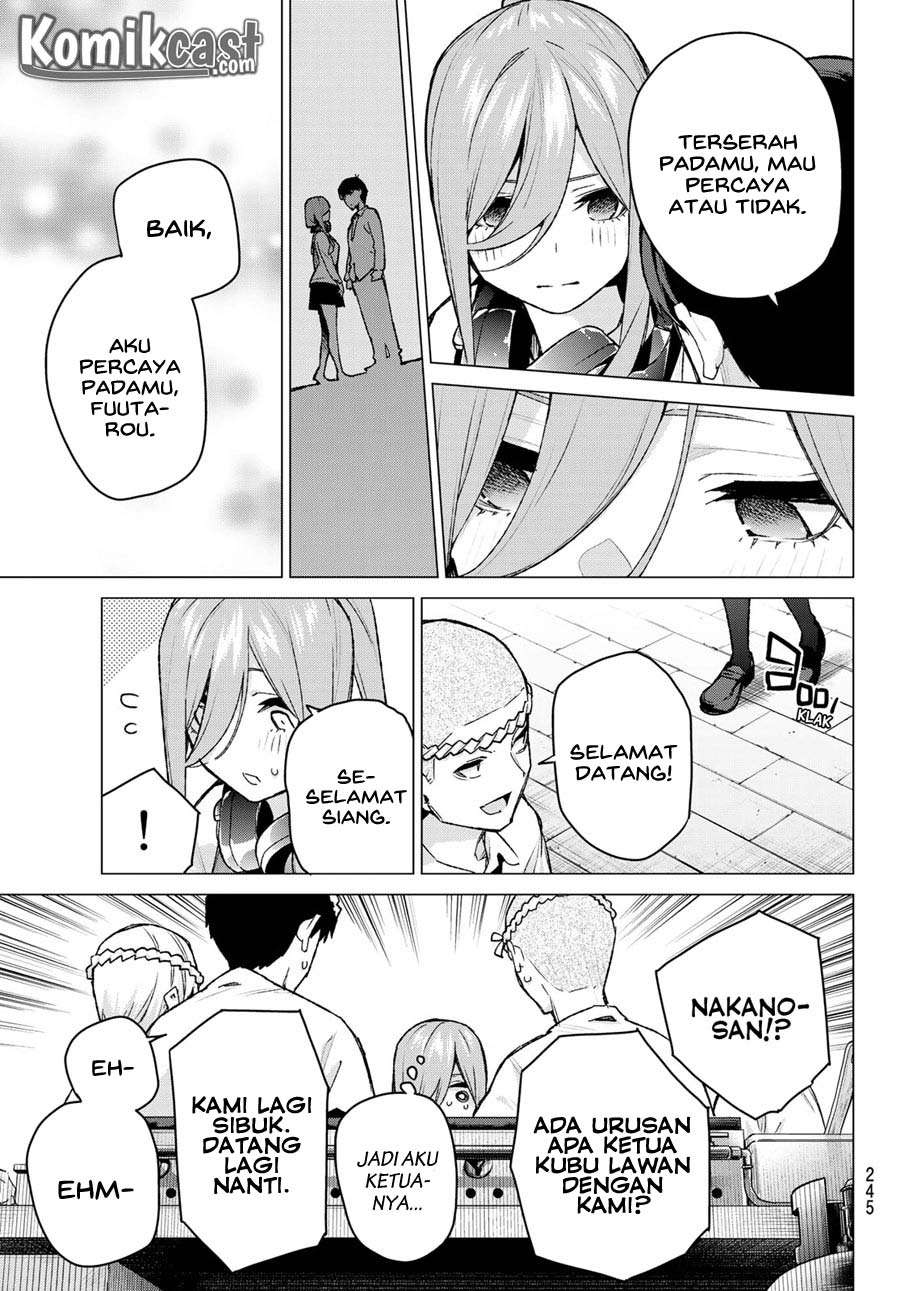 Go-toubun no Hanayome Chapter 105 Gambar 11