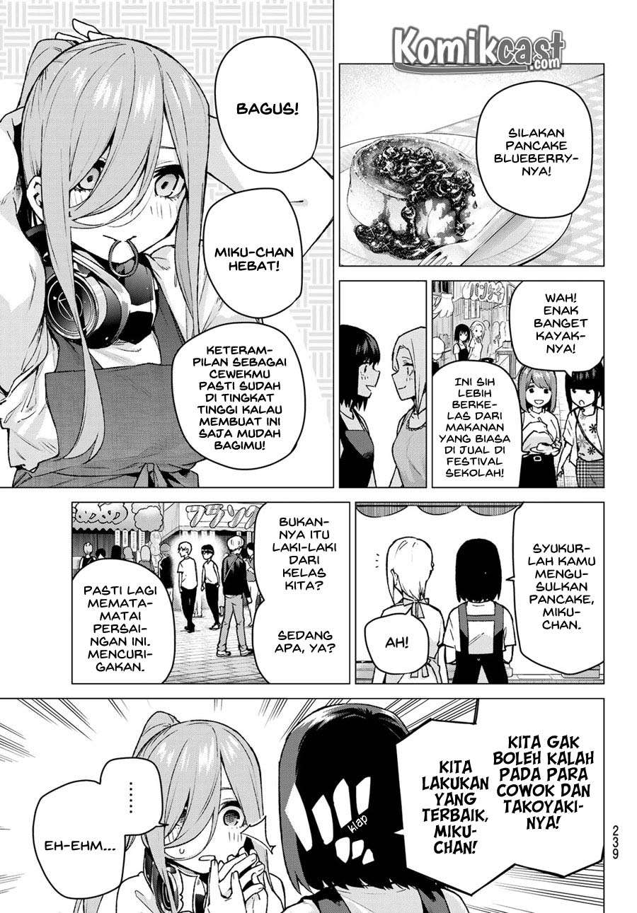 Go-toubun no Hanayome Chapter 105 Gambar 5