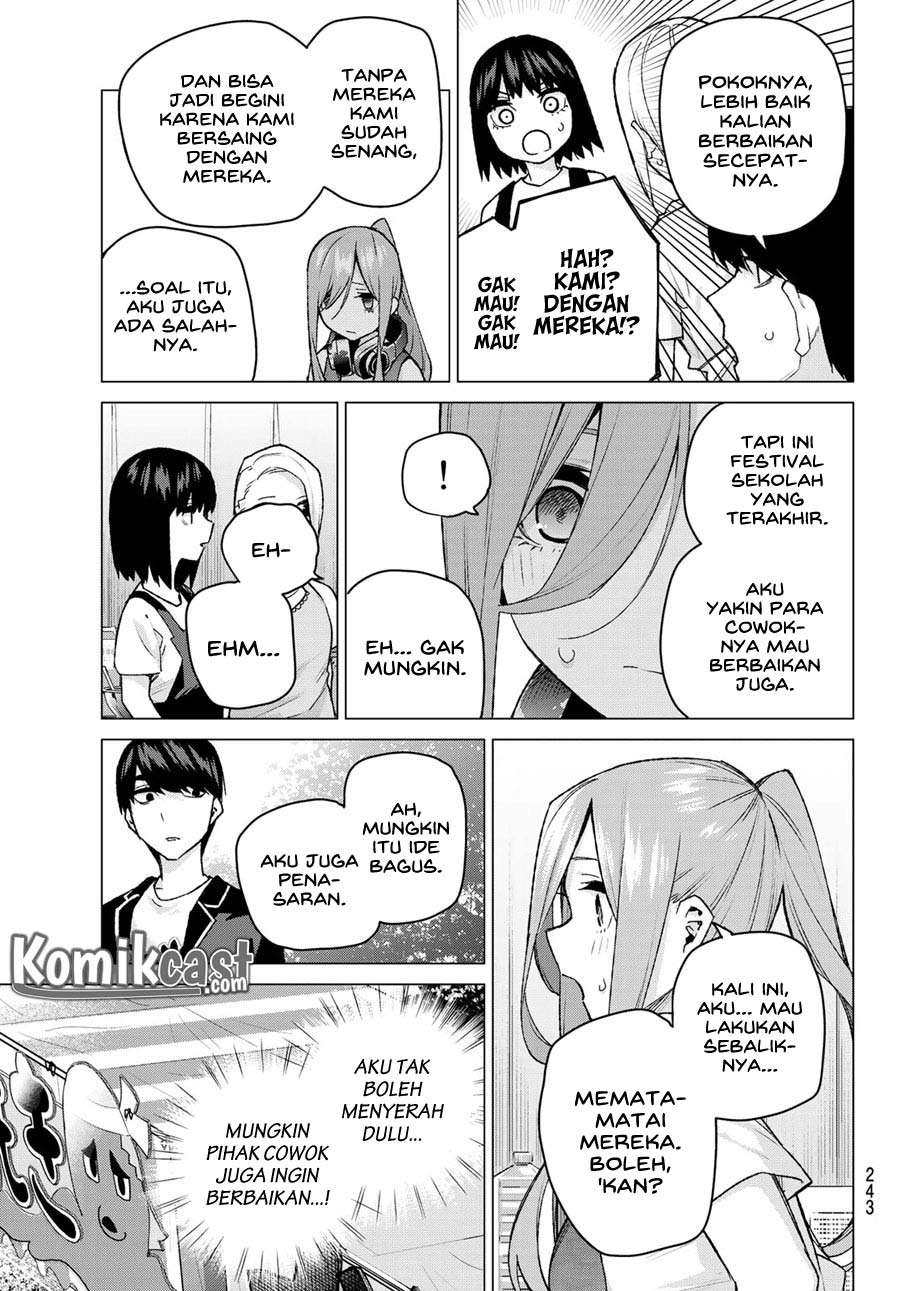 Go-toubun no Hanayome Chapter 105 Gambar 9